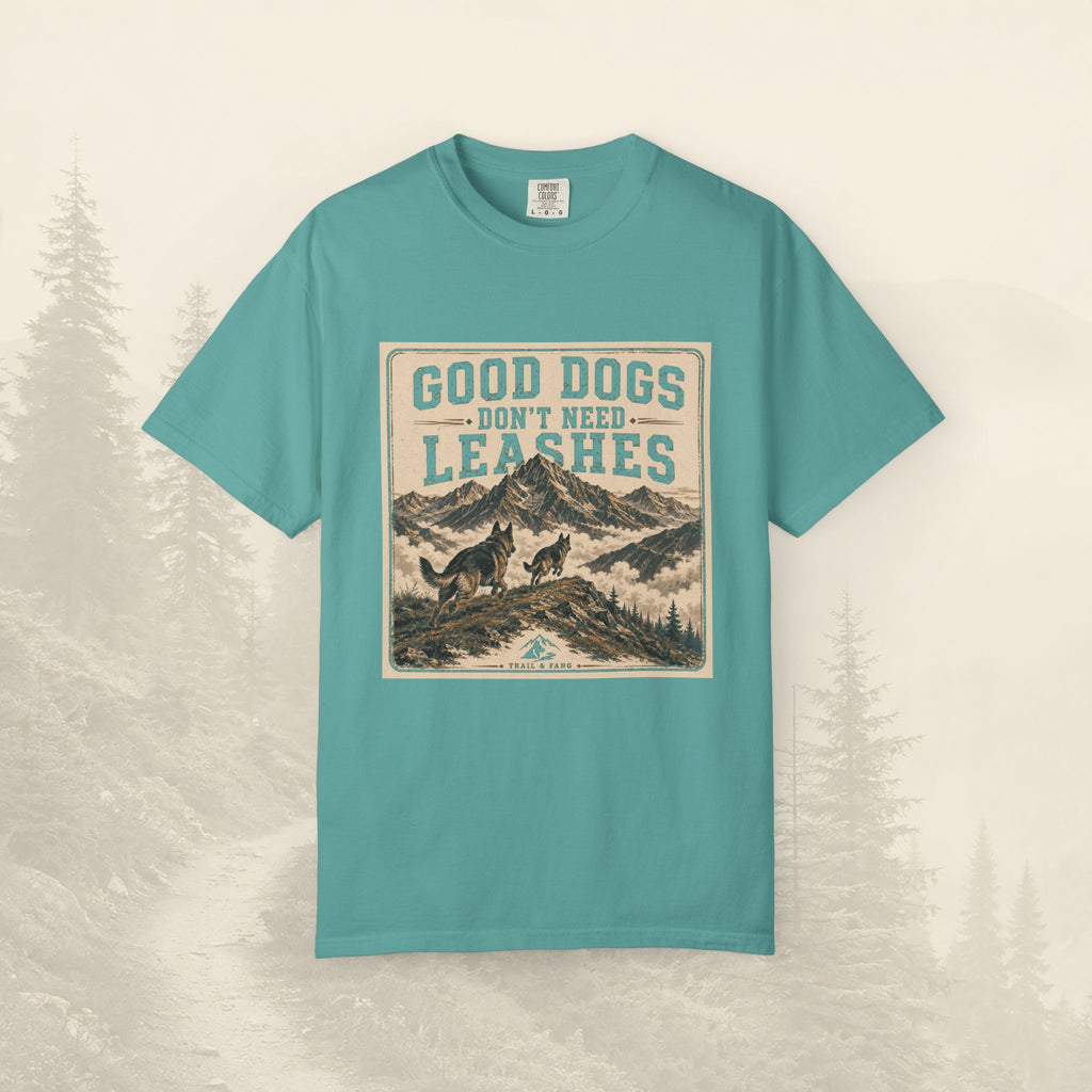 T-shirt "Les bons chiens n'ont pas besoin de laisse"