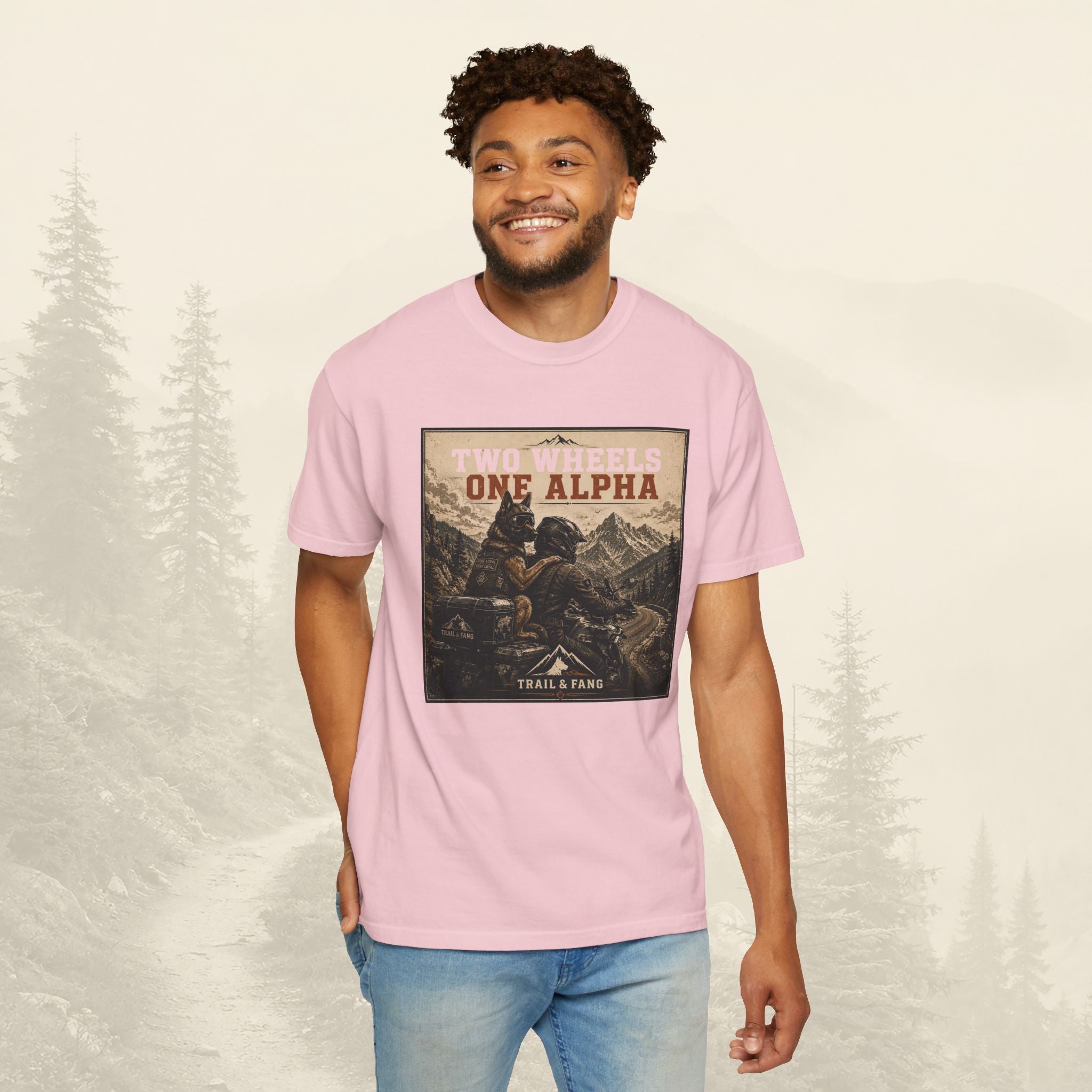 T-shirt Two Wheels One Alpha