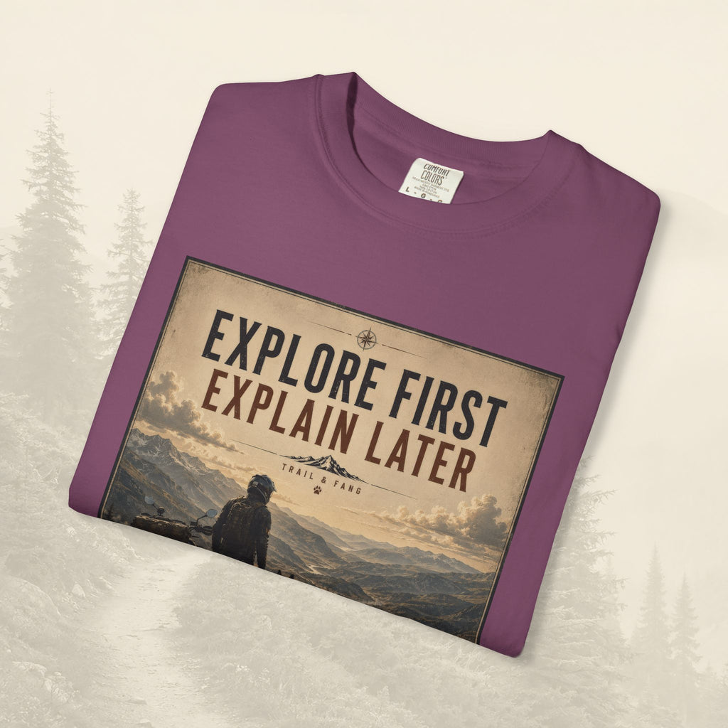 T-shirt « Explorez d'abord, expliquez ensuite »
