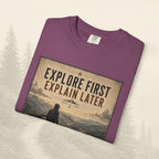 T-shirt « Explorez d'abord, expliquez ensuite »
