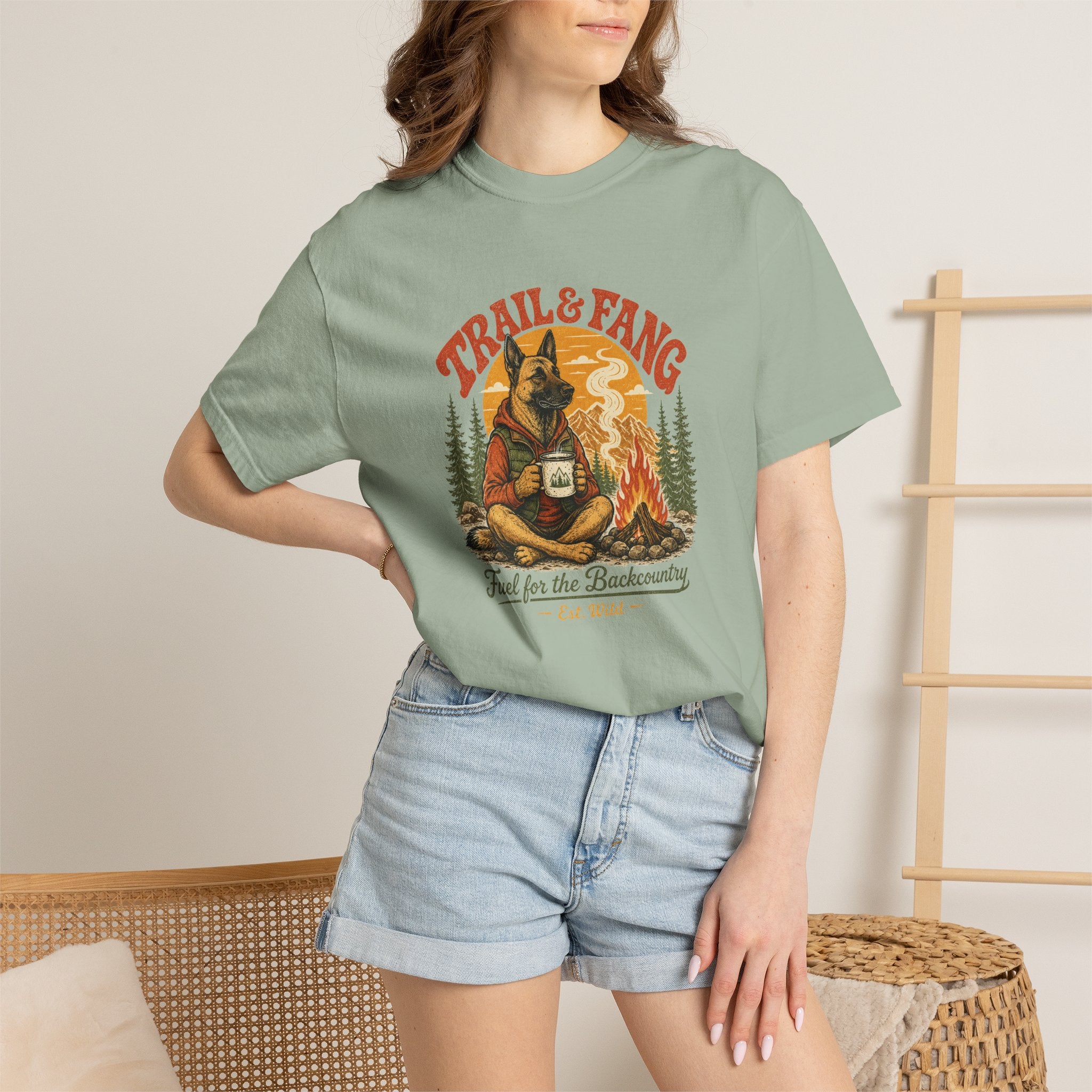T-shirt « Combustible pour feu de camp »