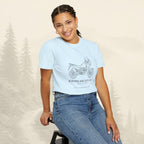 Les frontières ne sont que des lignes - T-shirt moto aventure