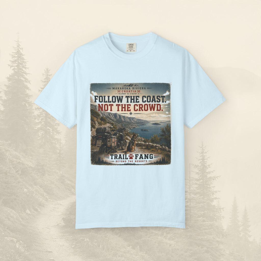 T-shirt "Suivez la côte, pas la foule"