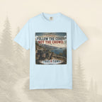 T-shirt "Suivez la côte, pas la foule"