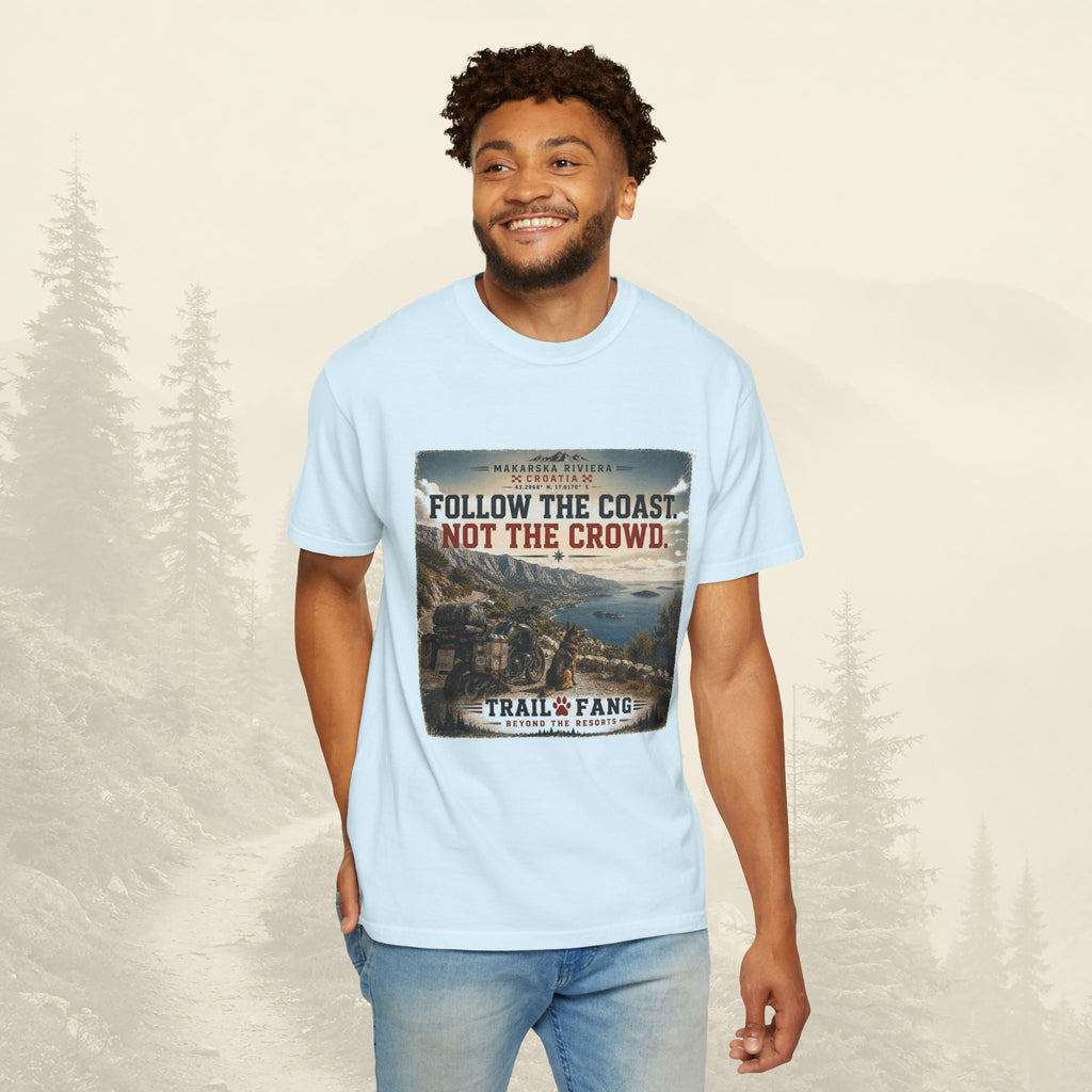 T-shirt "Suivez la côte, pas la foule"