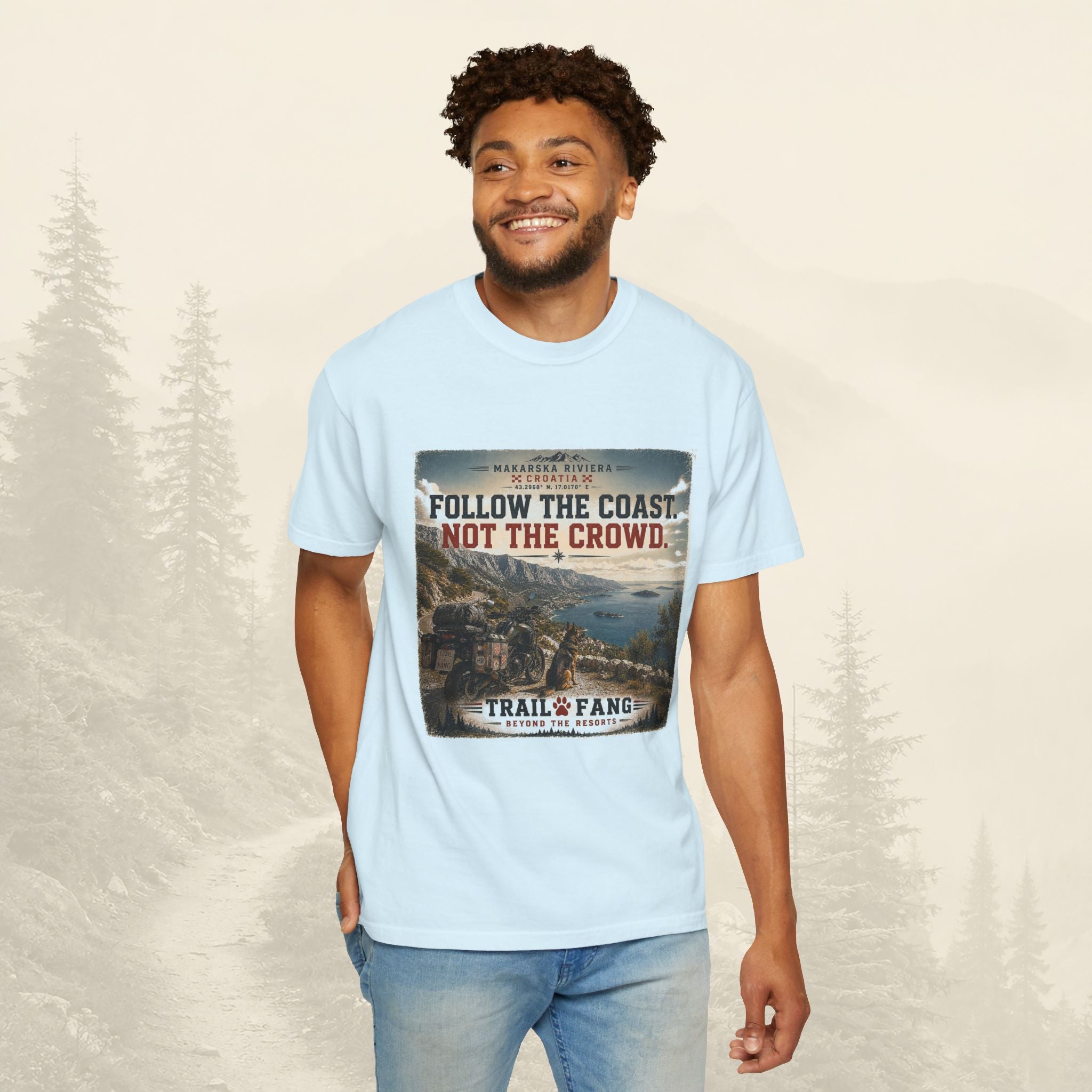 T-shirt "Suivez la côte, pas la foule"