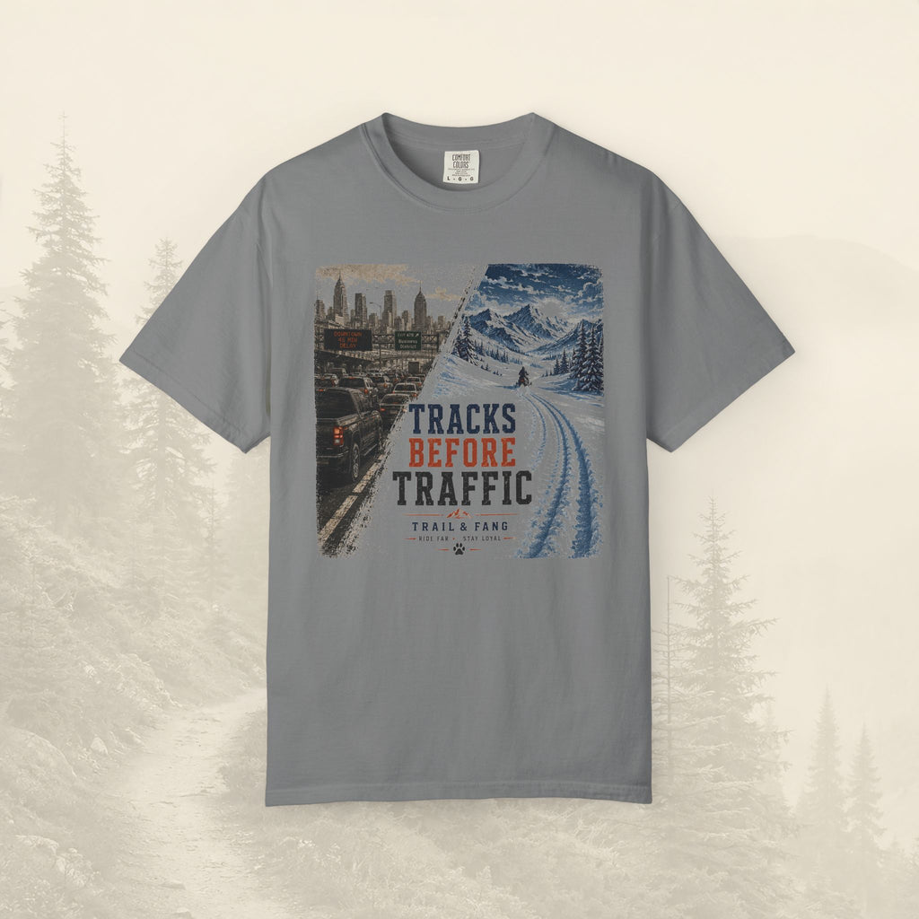T-shirt "Tracks Before Traffic"