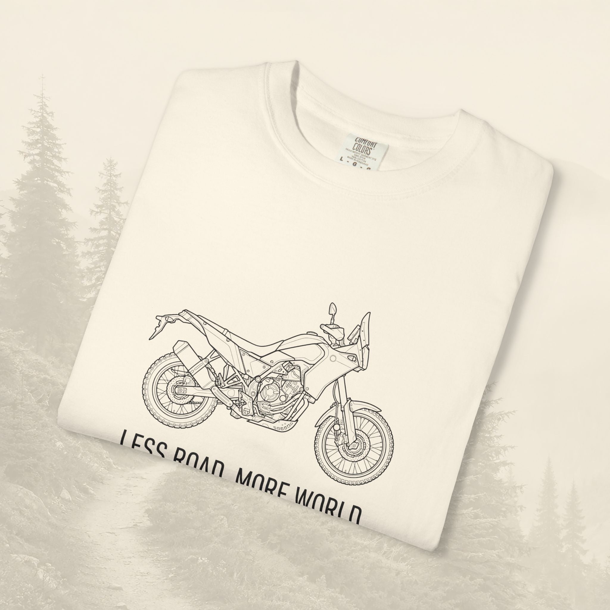 Moins de Route Plus de Monde Moto Aventure T-shirt
