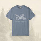T-shirt moto d'aventure « Certains motards voyagent seuls »