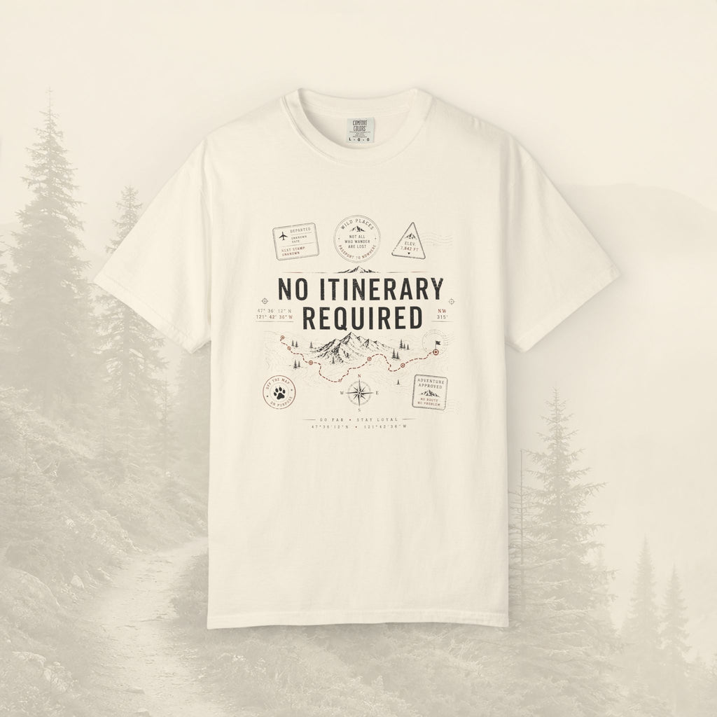 T-shirt « Pas d'itinéraire requis »