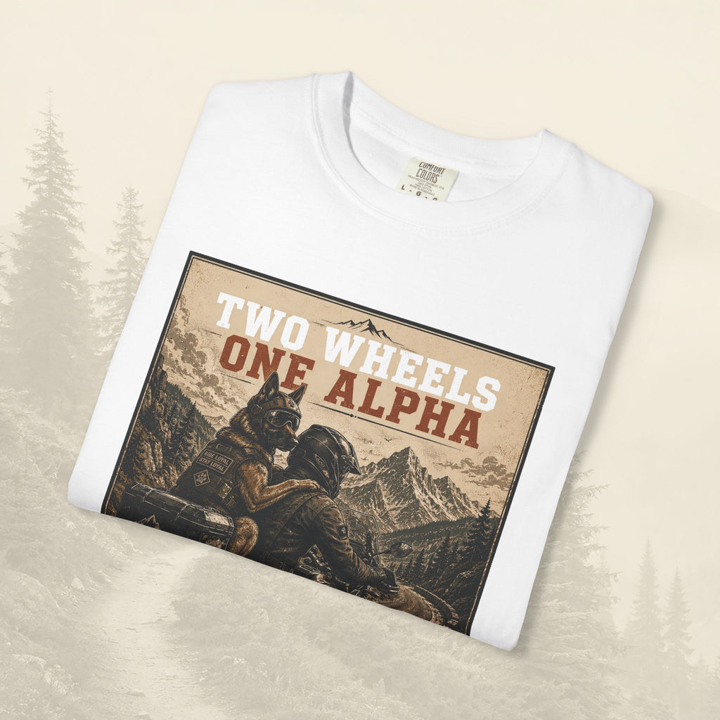 T-shirt Two Wheels One Alpha