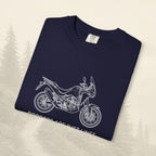 Les frontières ne sont que des lignes - T-shirt moto aventure