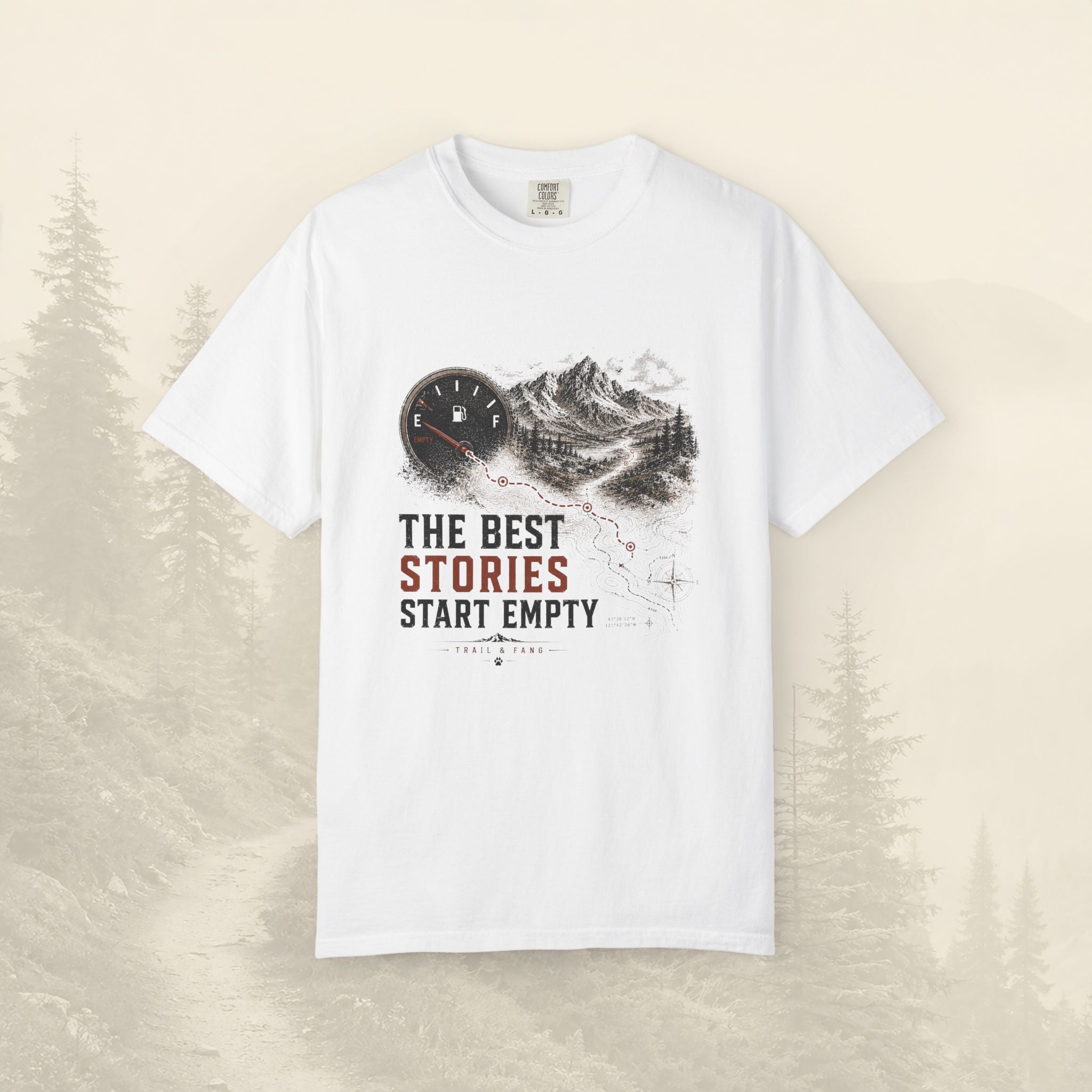 Les meilleures histoires commencent avec un t-shirt vide.