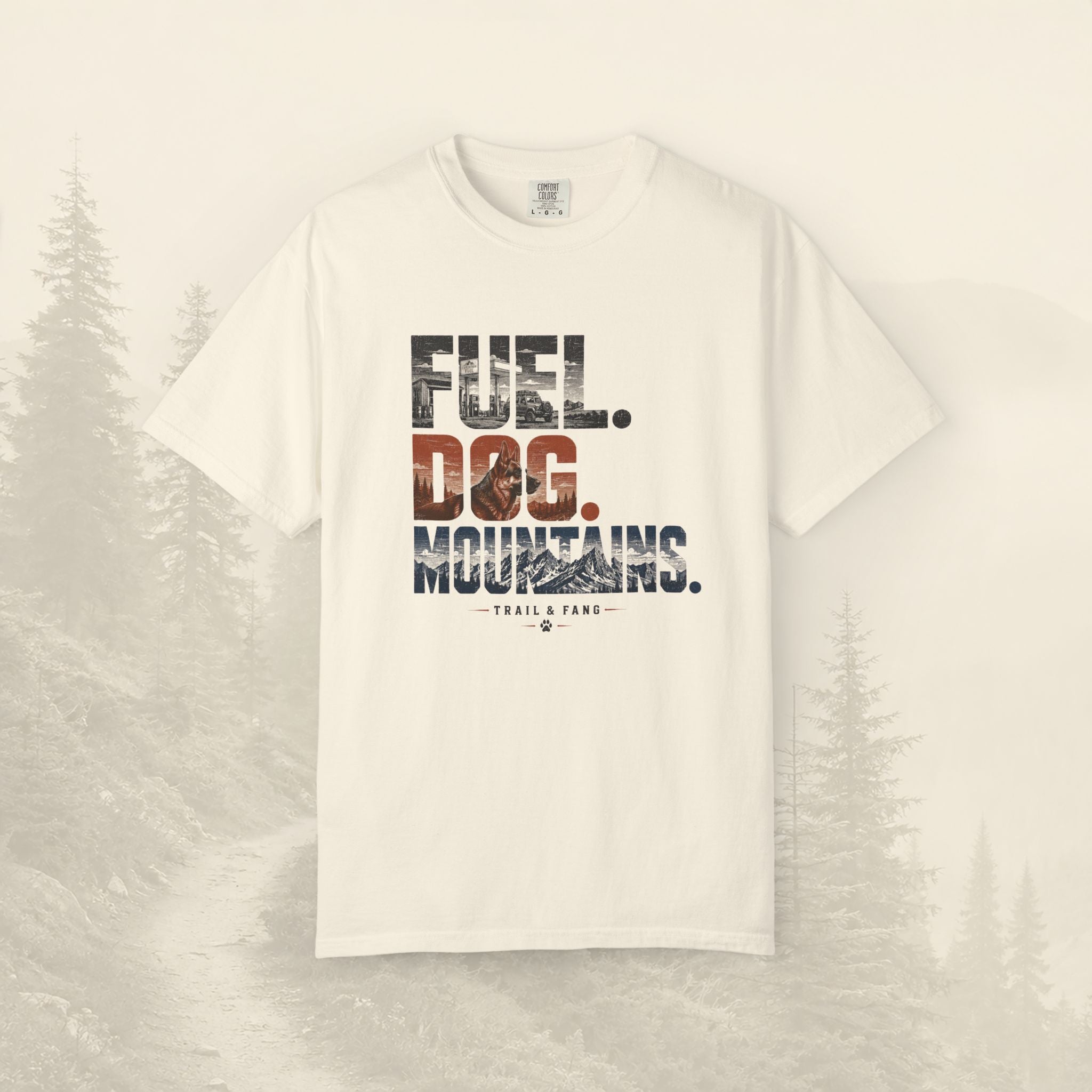 T-shirt Fuel Dog Mountains