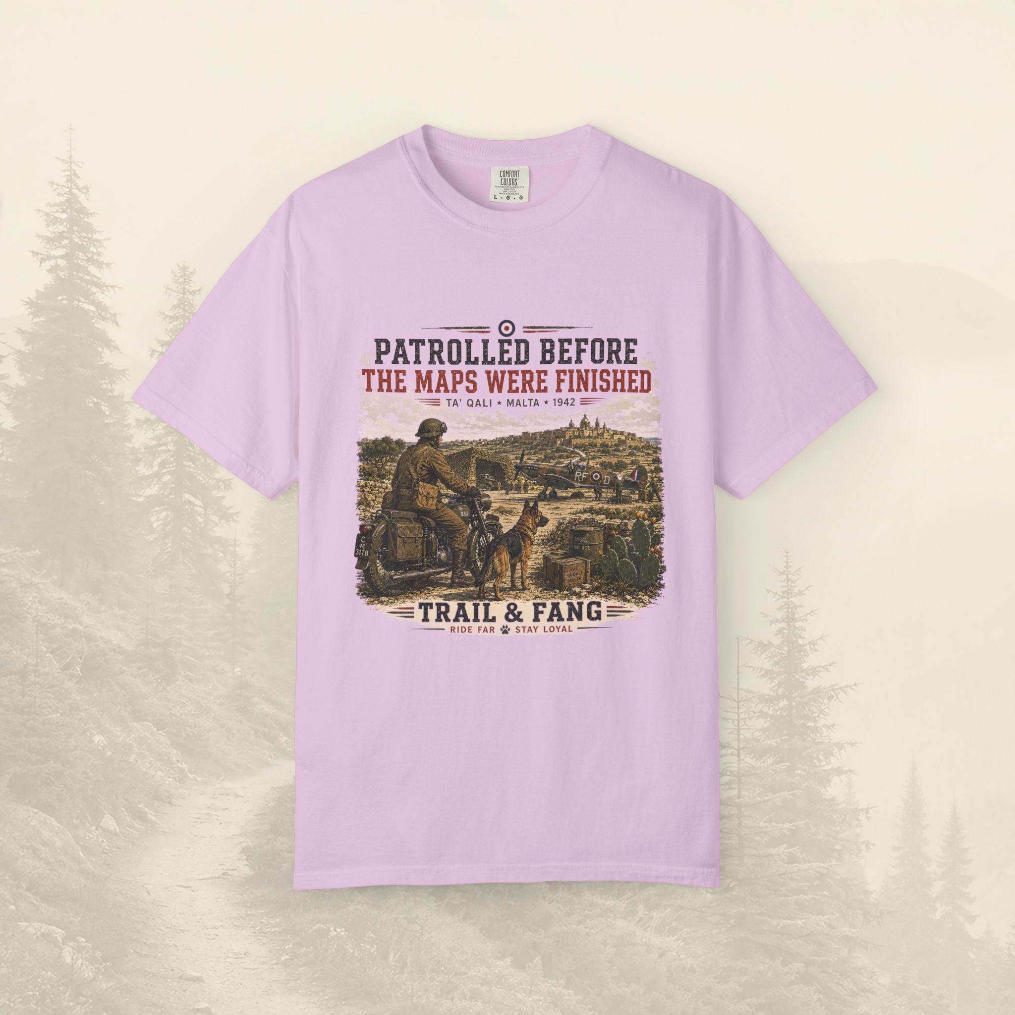 T-shirt "Patrouillé avant la fin des cartes"