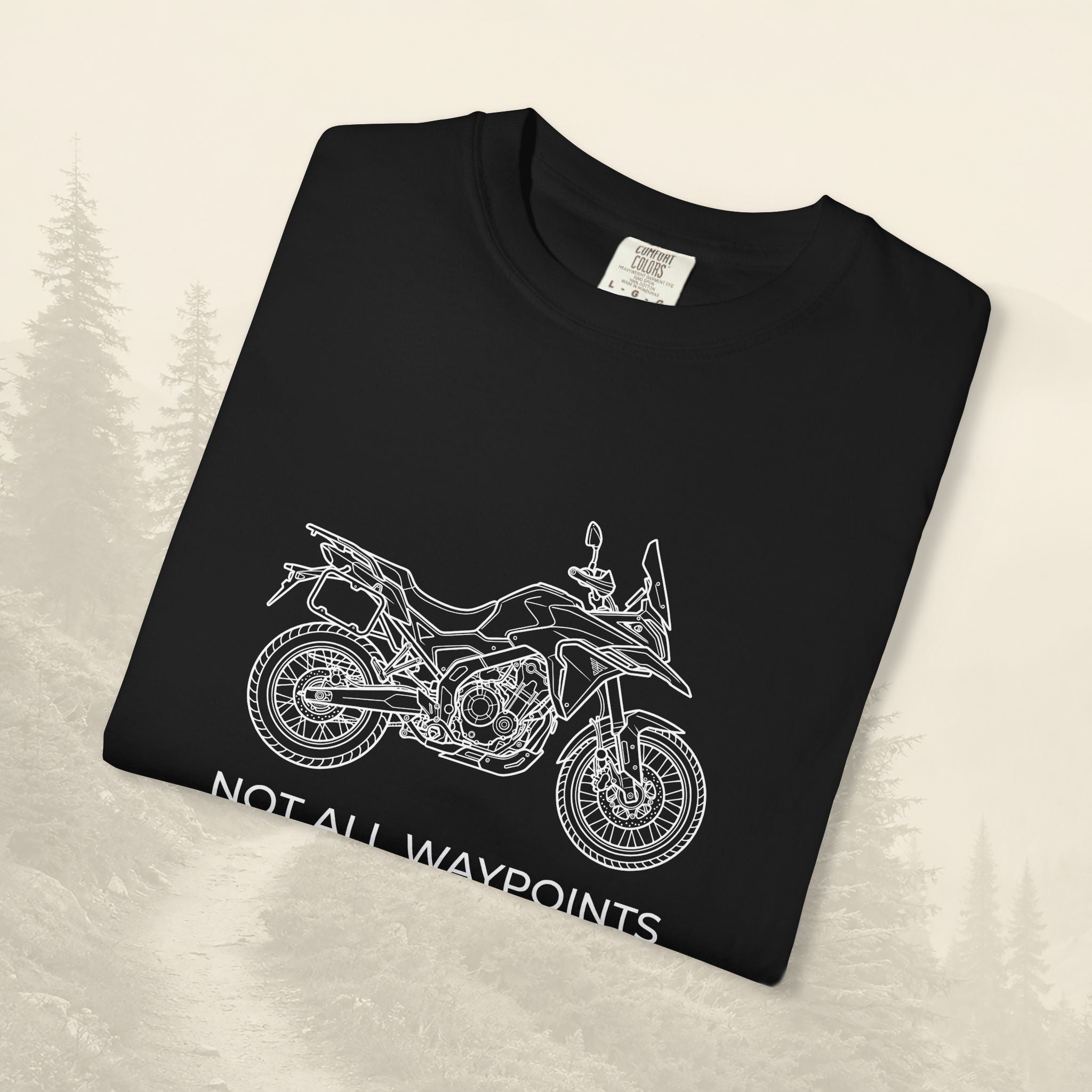 Tee-shirt « Tous les points de repère ne figurent pas sur la carte »