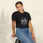 T-shirt « Les bonnes routes, ça se mérite »