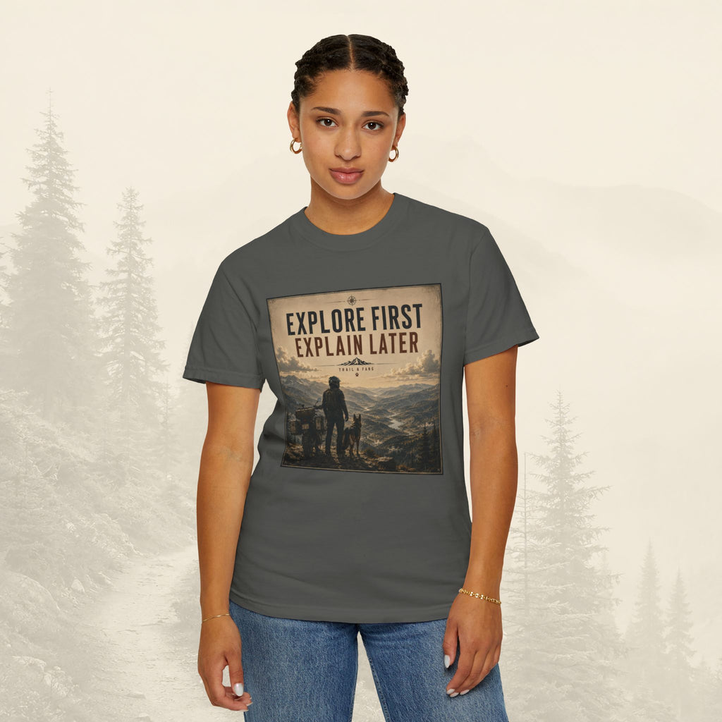 T-shirt « Explorez d'abord, expliquez ensuite »