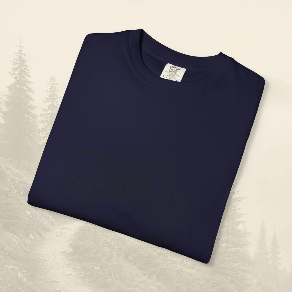 Moins de Route Plus de Monde Moto Aventure T-shirt