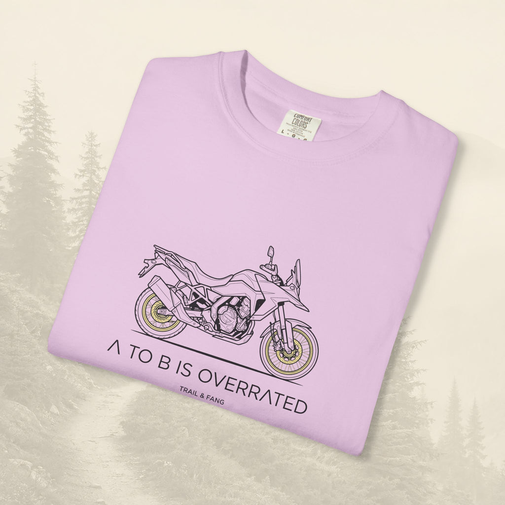 Le détour, c'est le but : T-shirt moto-aventure