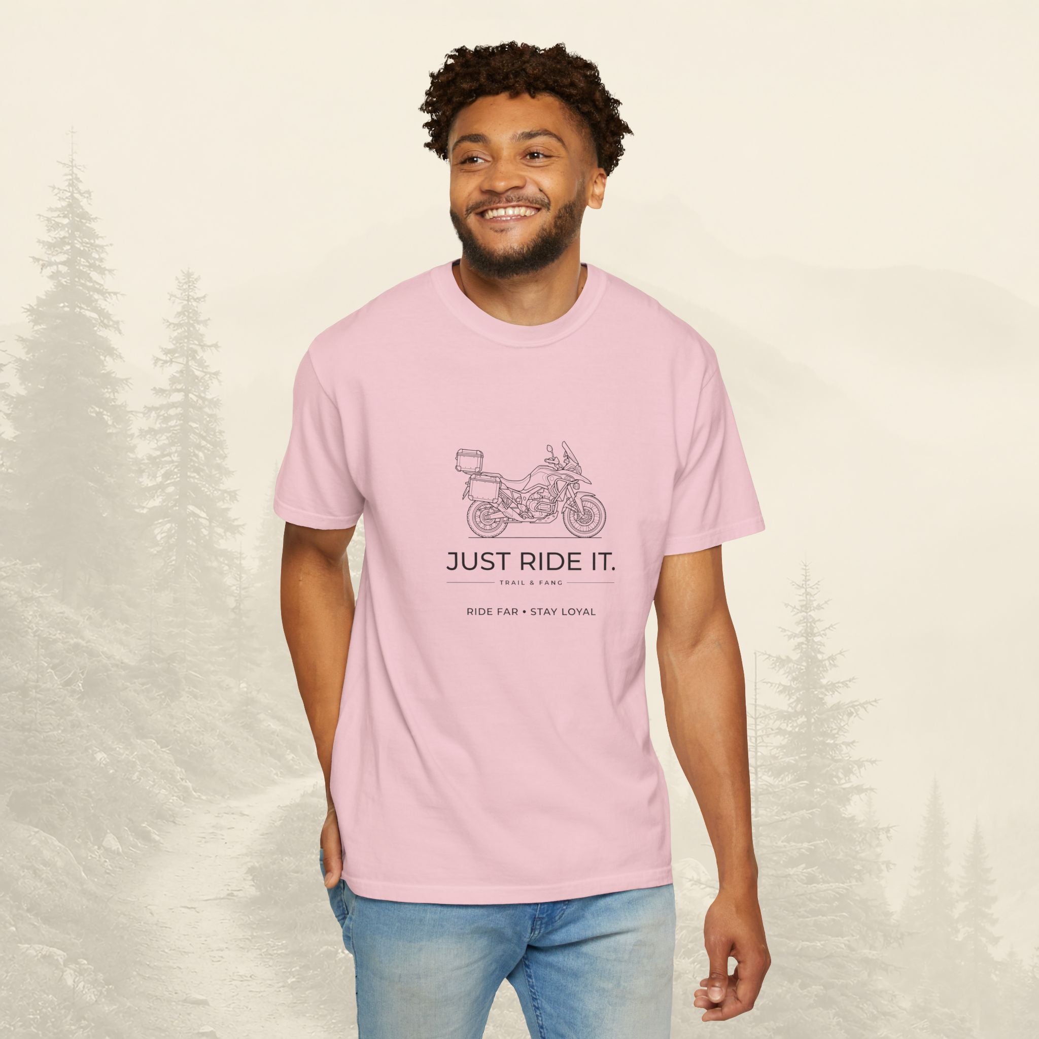 T-shirt moto d'aventure Just Ride It
