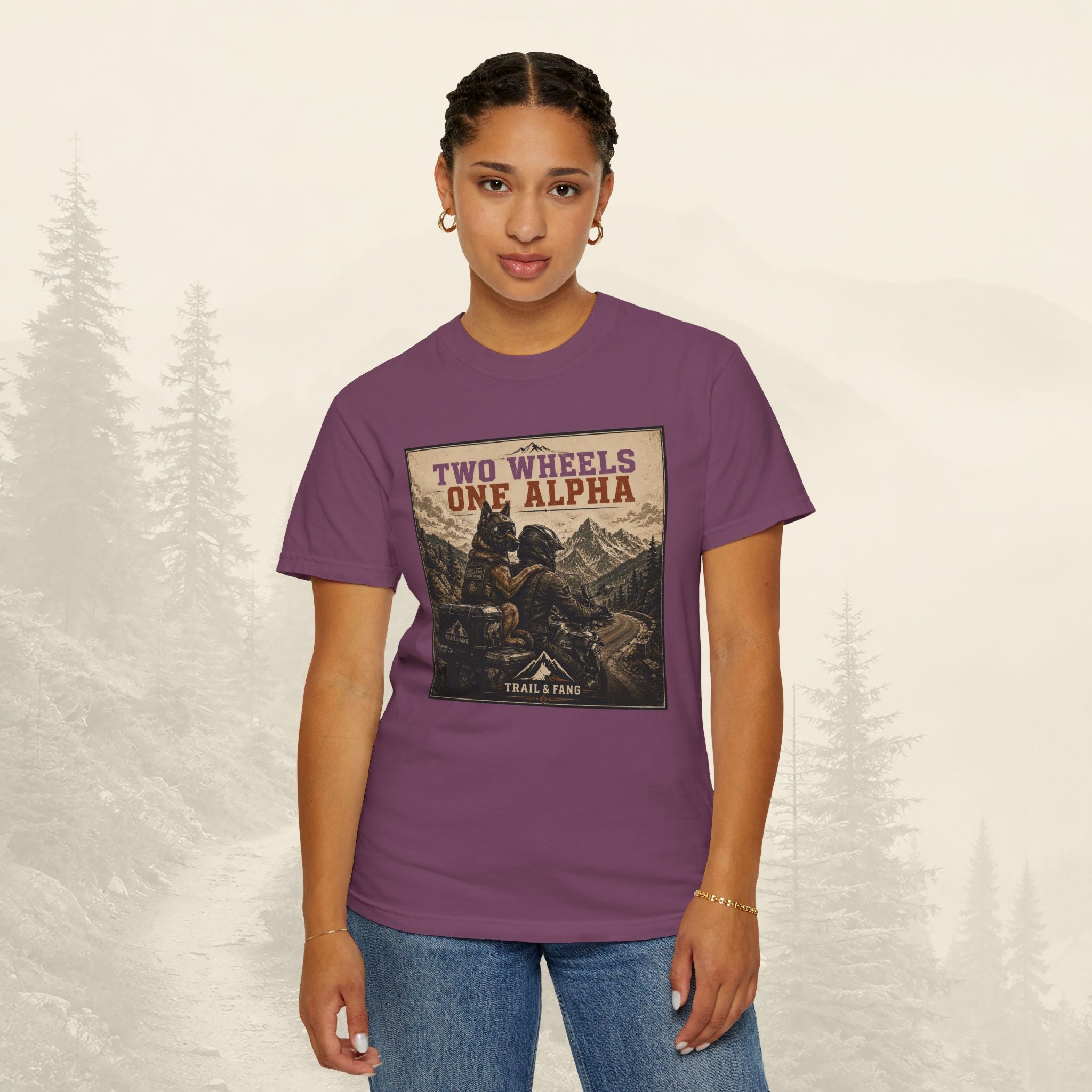 T-shirt Two Wheels One Alpha