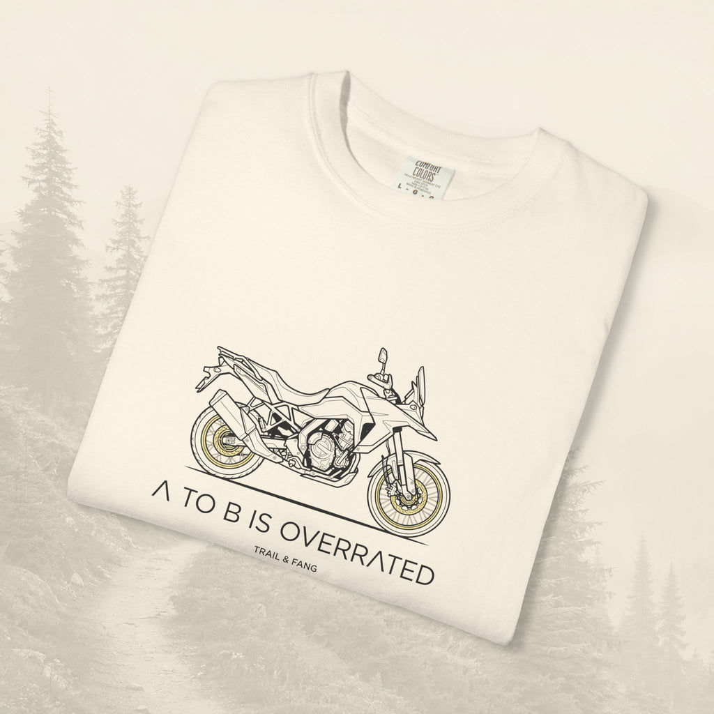 Le détour, c'est le but : T-shirt moto-aventure