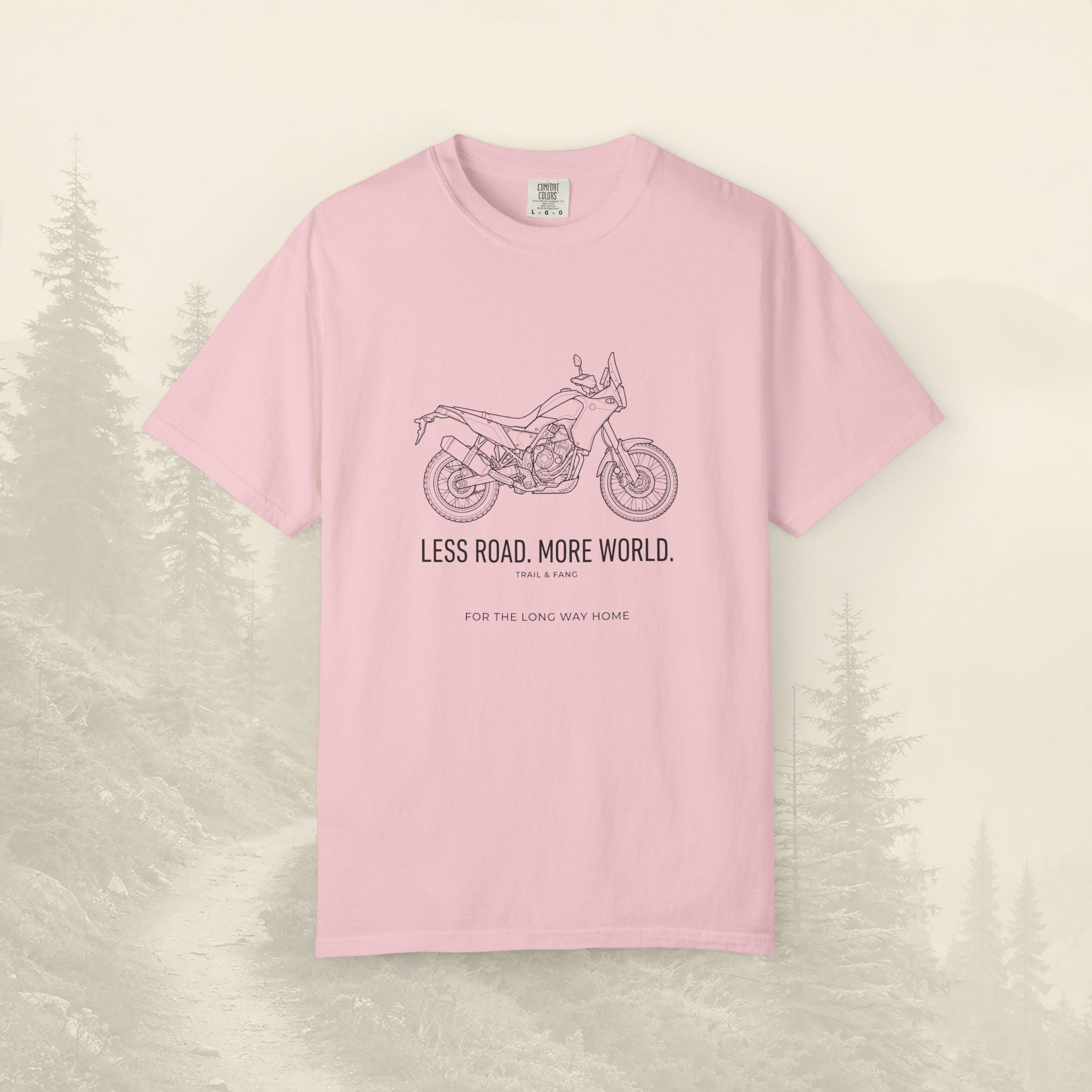 Moins de Route Plus de Monde Moto Aventure T-shirt