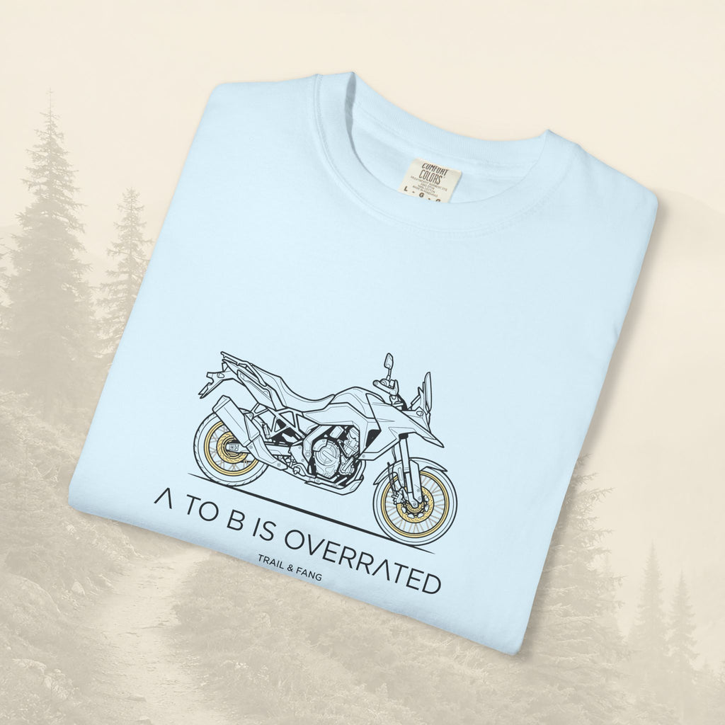 Le détour, c'est le but : T-shirt moto-aventure