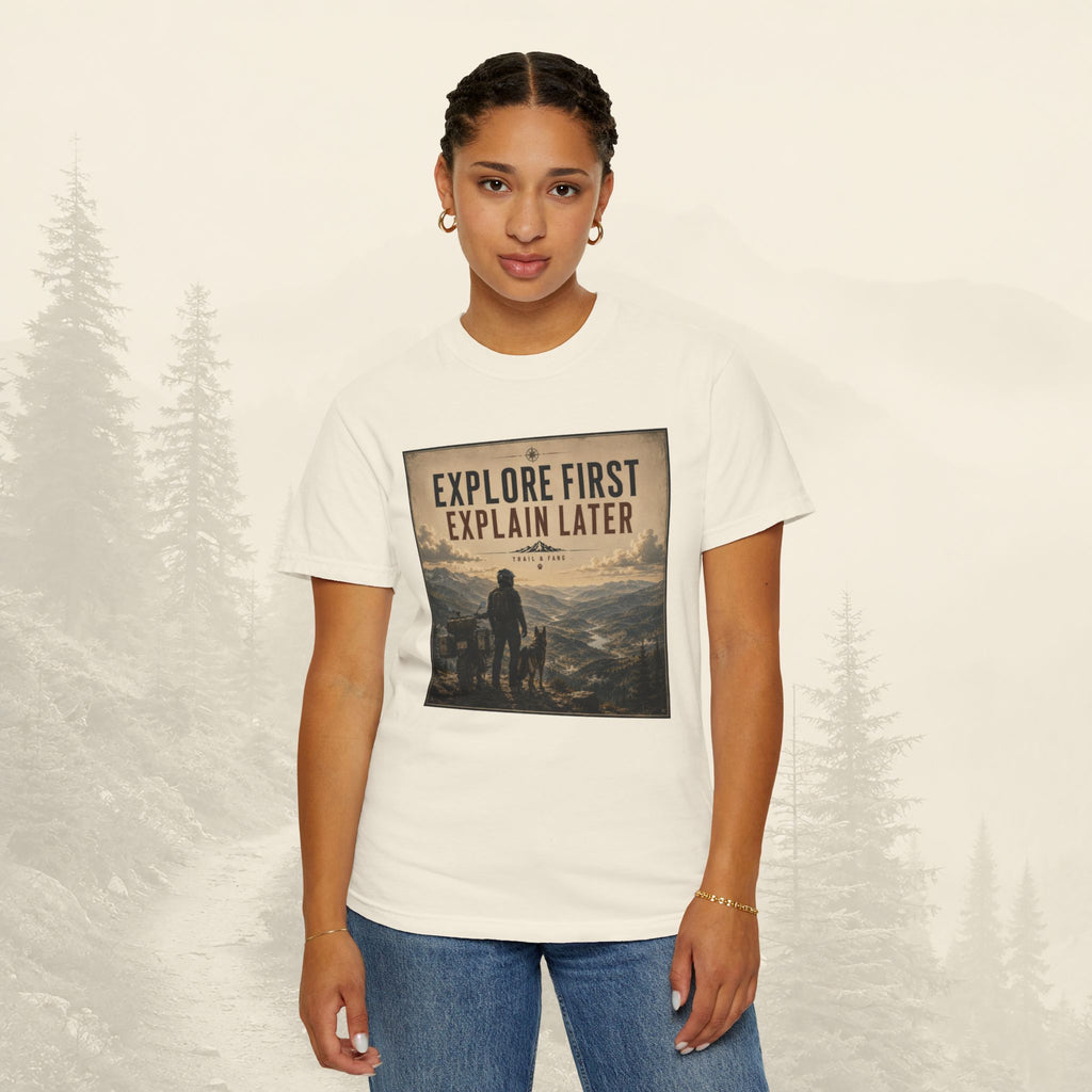 T-shirt « Explorez d'abord, expliquez ensuite »