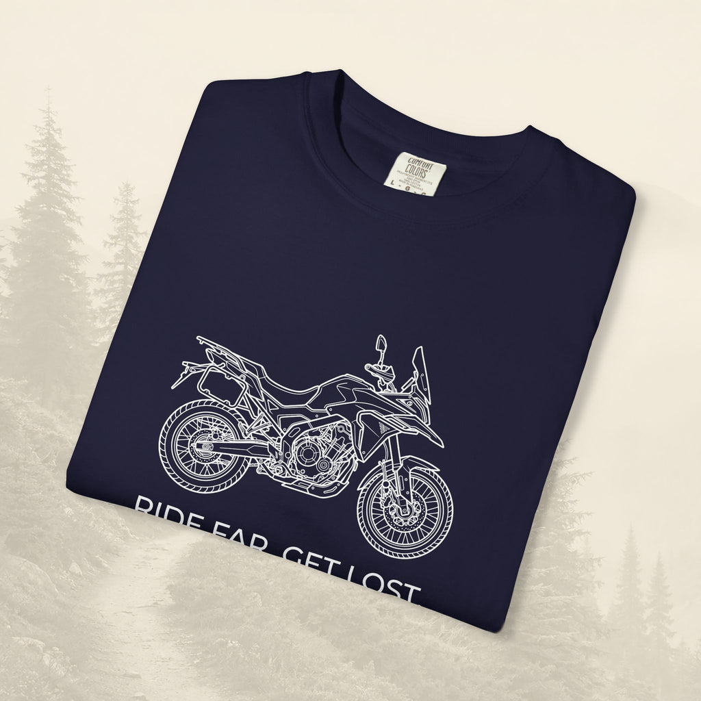 T-shirt moto Aventure Loin Perdu