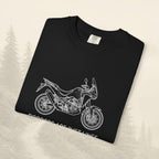 Les frontières ne sont que des lignes - T-shirt moto aventure