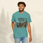Le t-shirt « À force de monter, on découvre la vue »