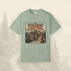 T-shirt La civilisation s'arrête ici