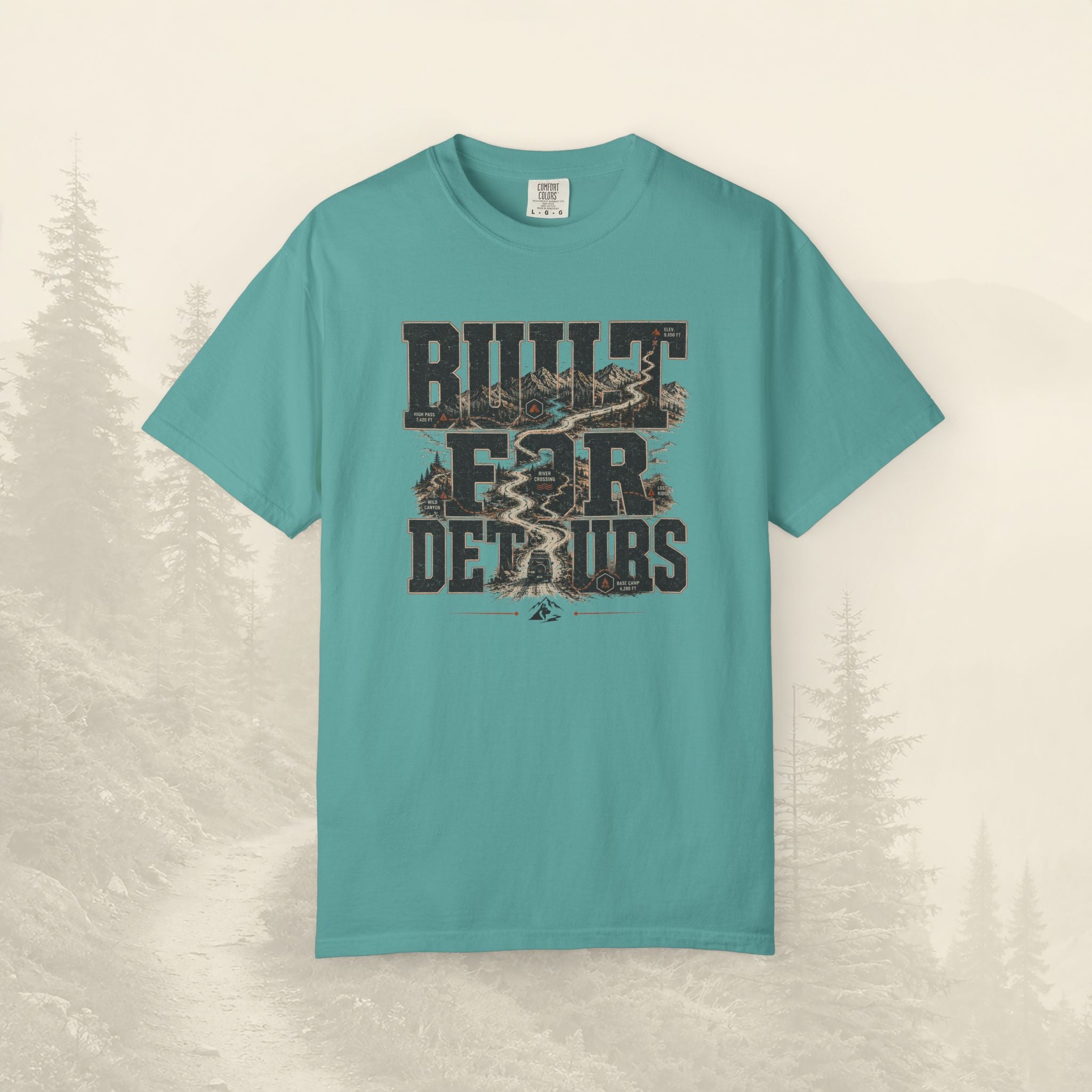 T-shirt Conçu Pour Les Détours