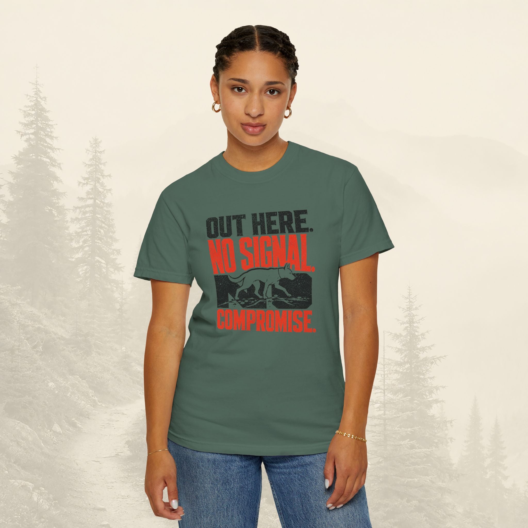 T-shirt Pas de signal ici