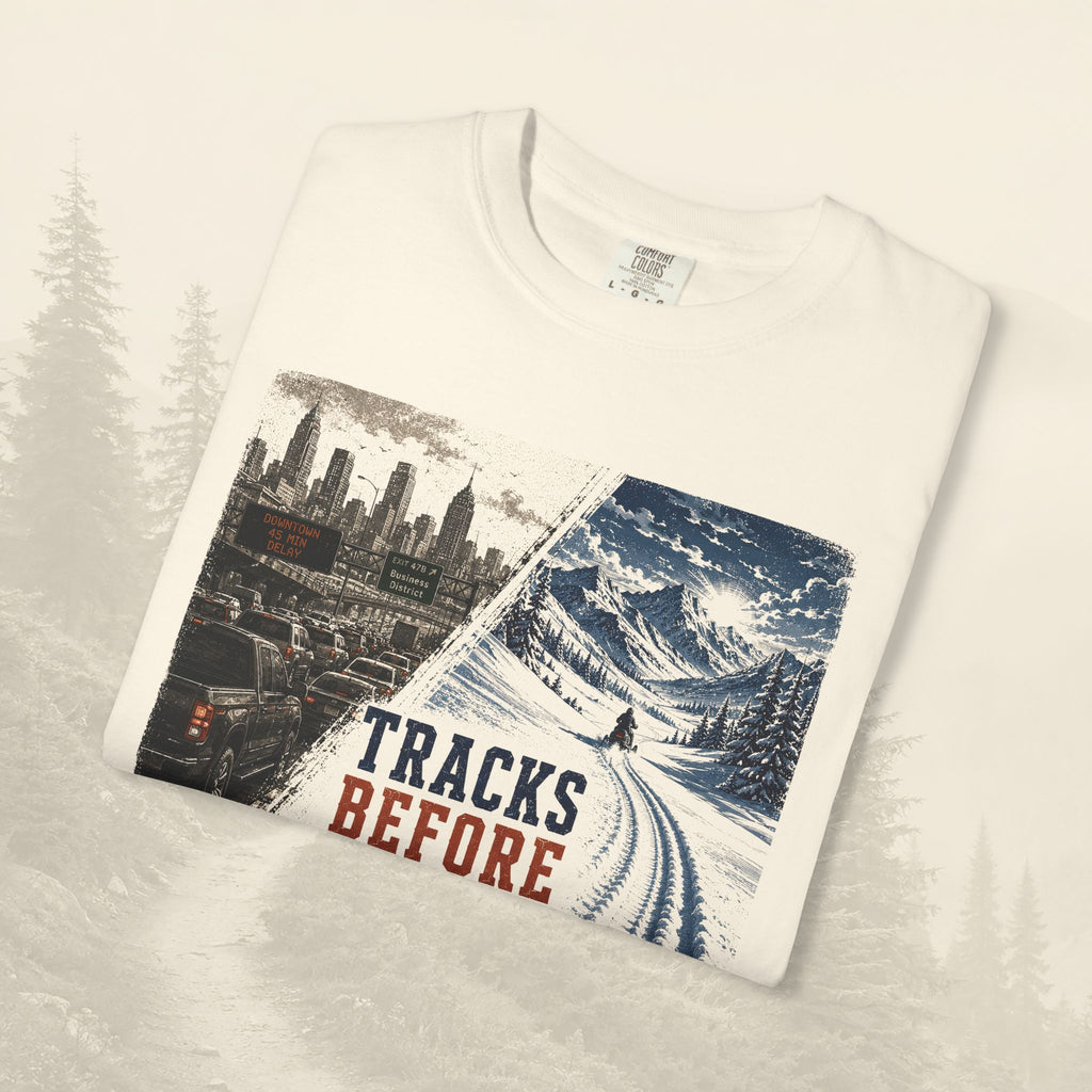 T-shirt "Tracks Before Traffic"