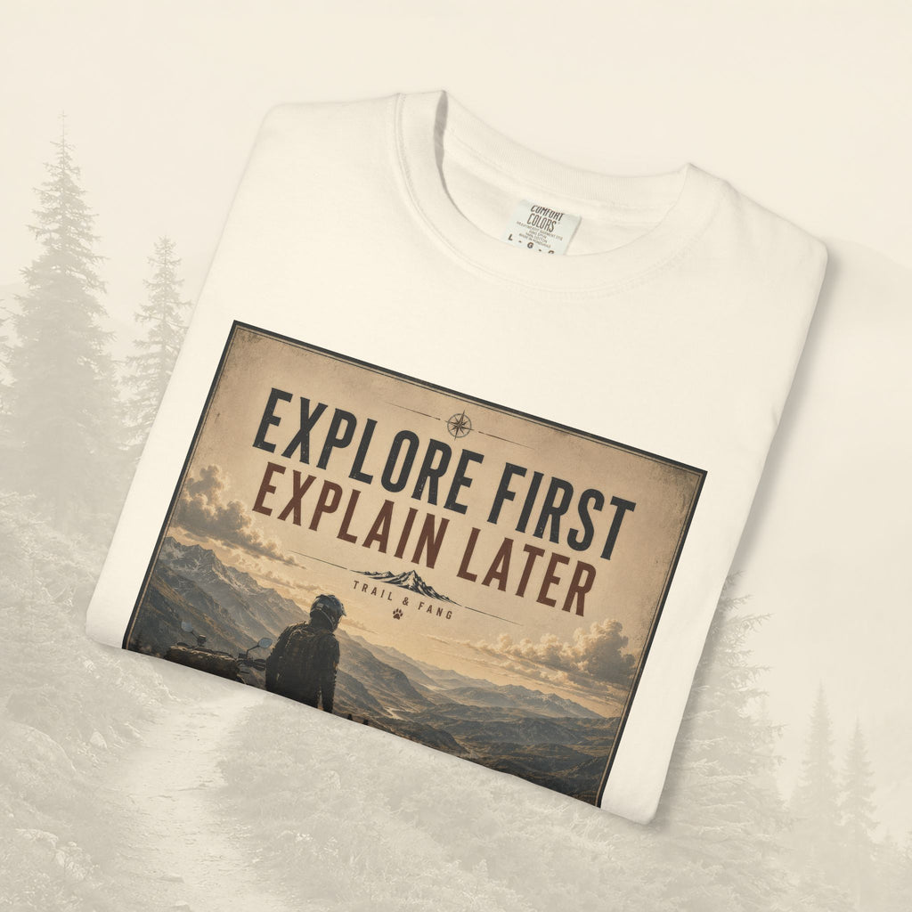 T-shirt « Explorez d'abord, expliquez ensuite »