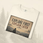 T-shirt « Explorez d'abord, expliquez ensuite »