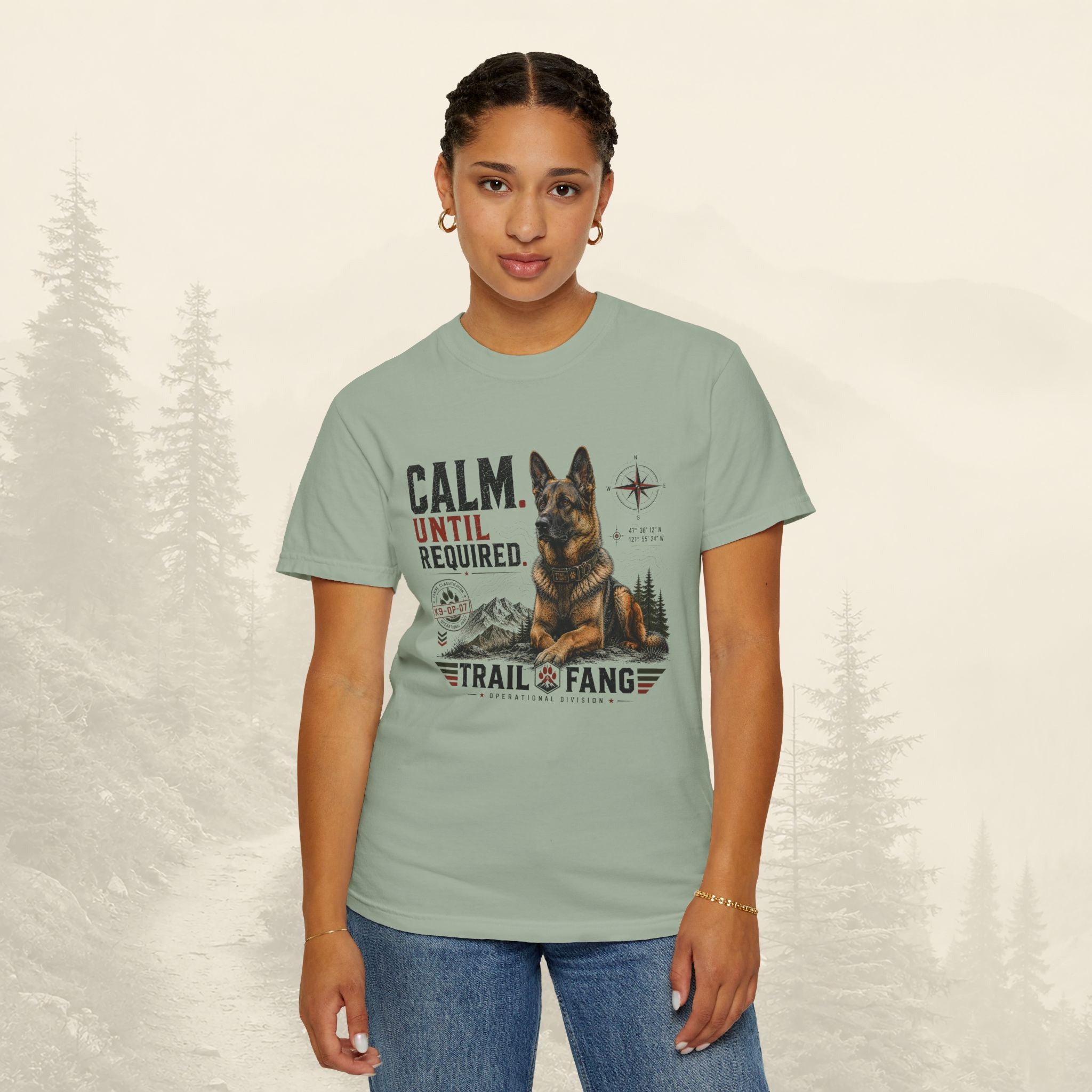 T-shirt « Calme jusqu'à ce que nécessaire »