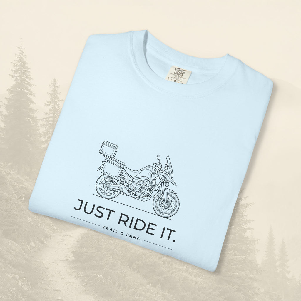 T-shirt moto d'aventure Just Ride It