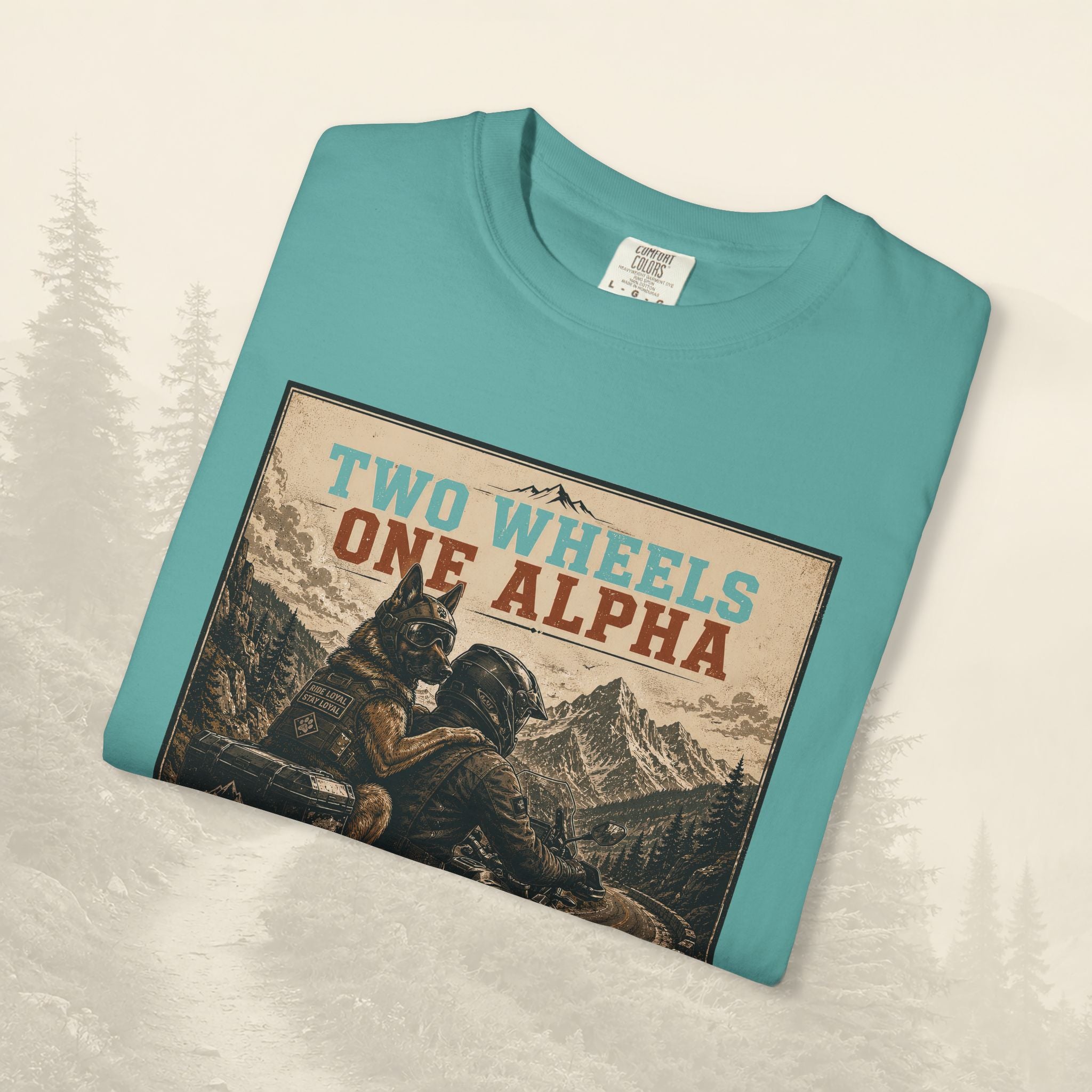 T-shirt Two Wheels One Alpha