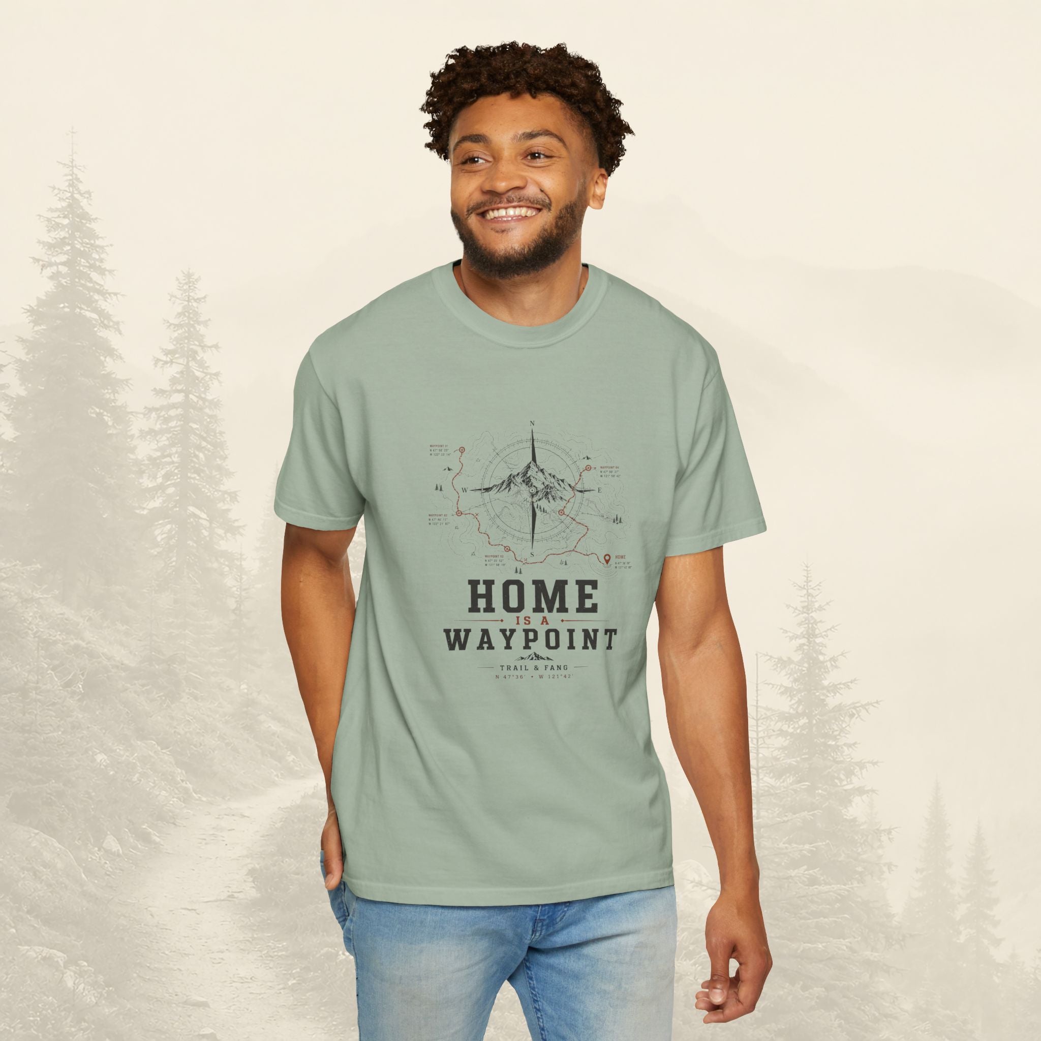 T-shirt Home Is A Waypoint