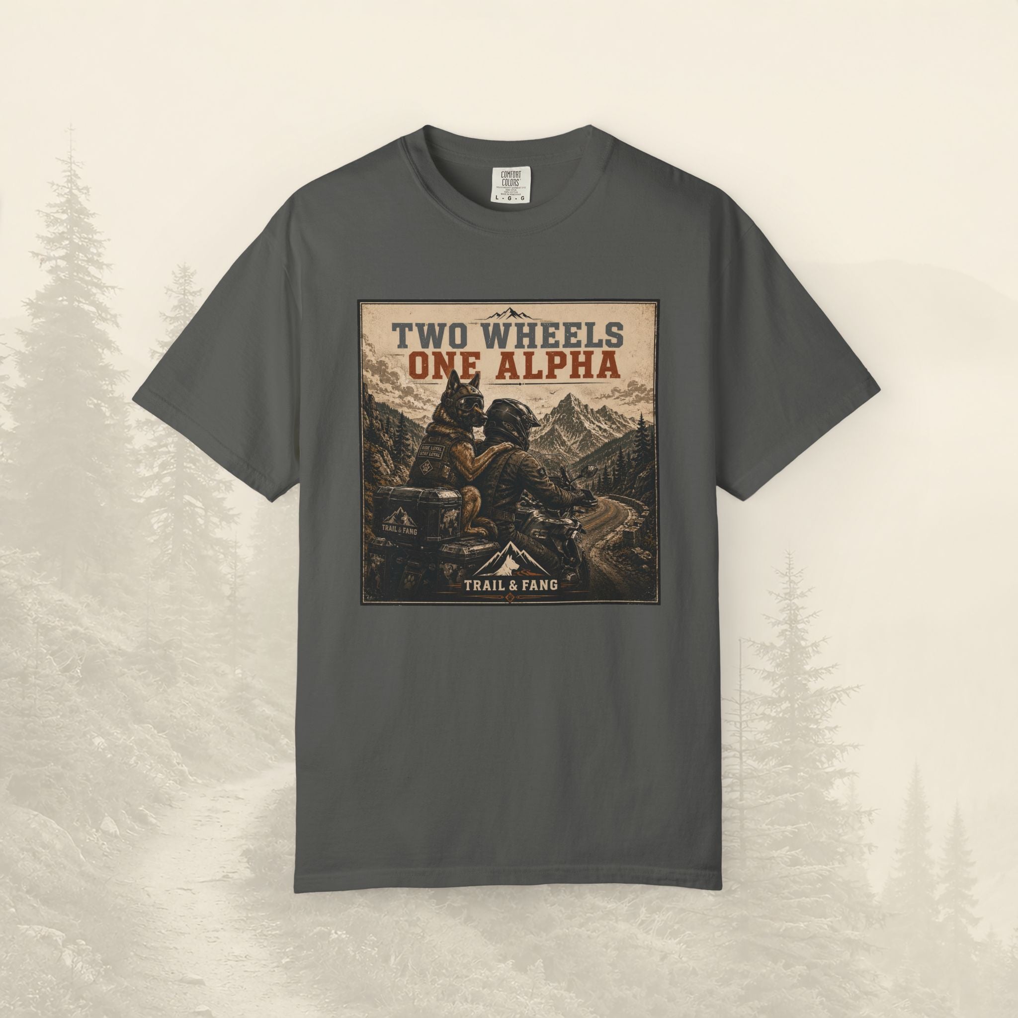 T-shirt Two Wheels One Alpha