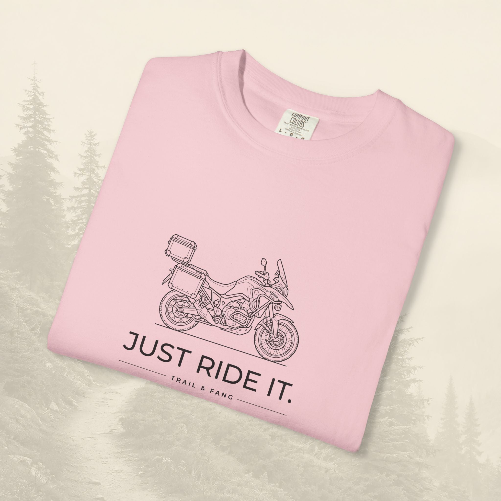 T-shirt moto d'aventure Just Ride It