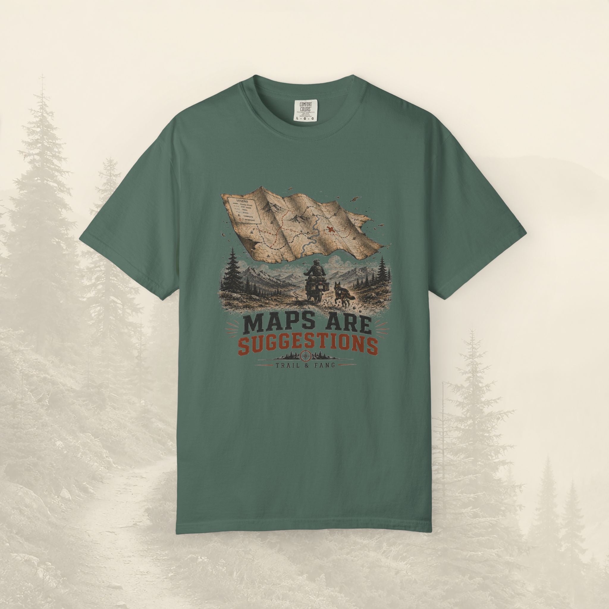 T-shirt « Les cartes sont des suggestions »