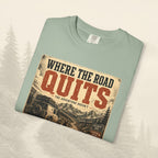 T-shirt Là où la route s'arrête