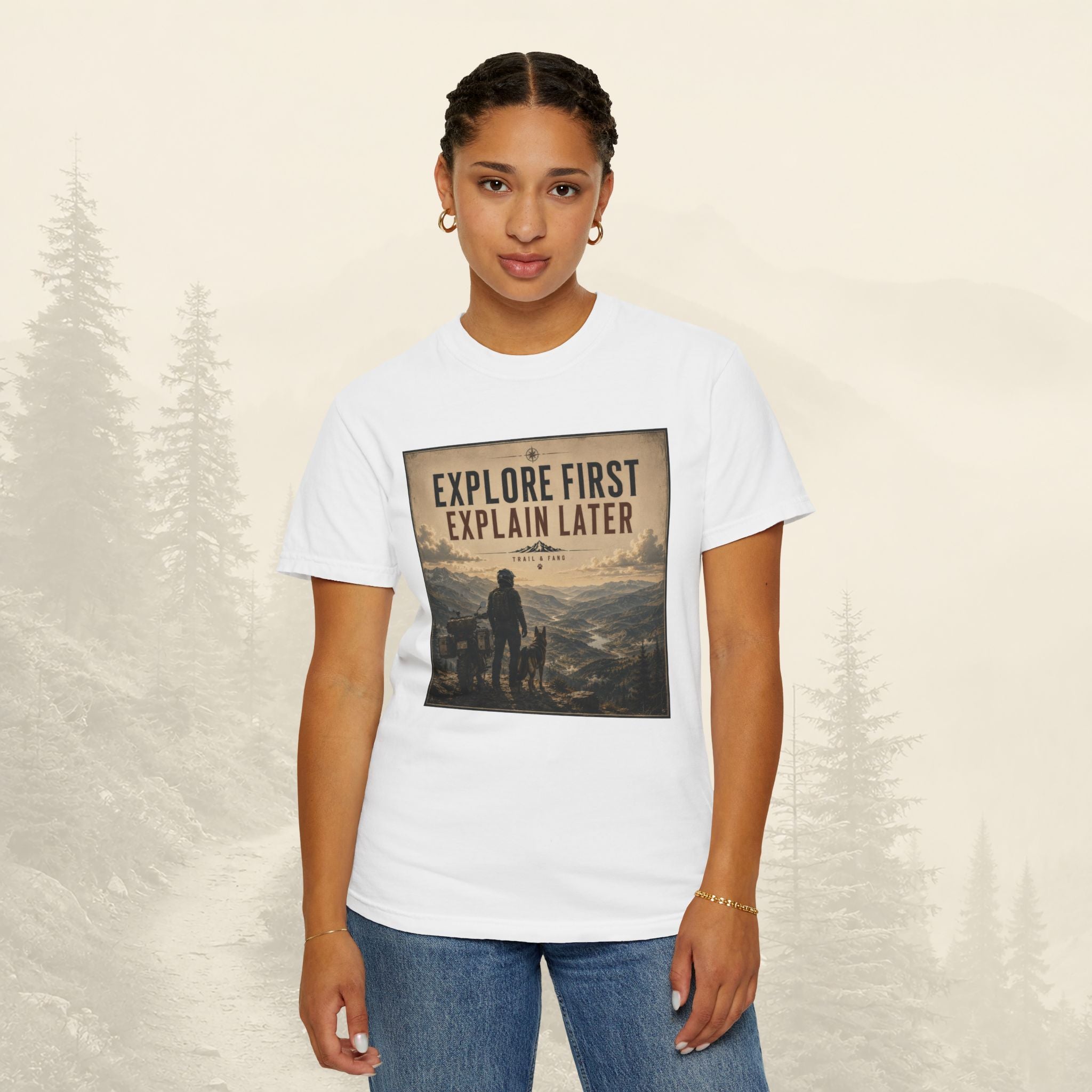 T-shirt « Explorez d'abord, expliquez ensuite »
