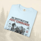 T-shirt « Pas de destination, juste des commandes »