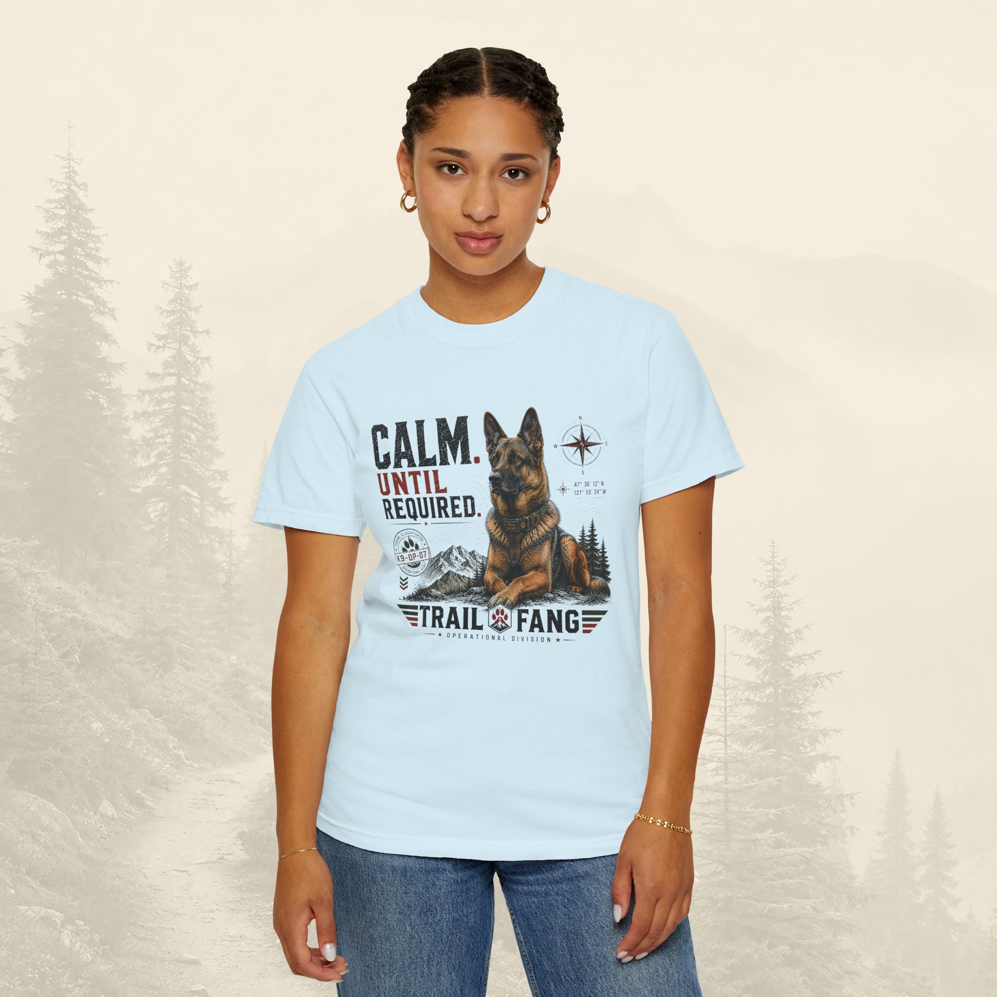 T-shirt « Calme jusqu'à ce que nécessaire »